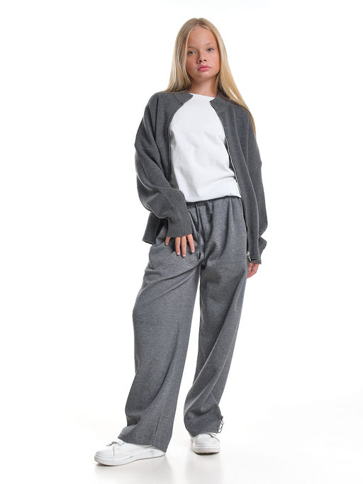 Брюки для девочки 33-7494 серый - Mini maxi фото 6