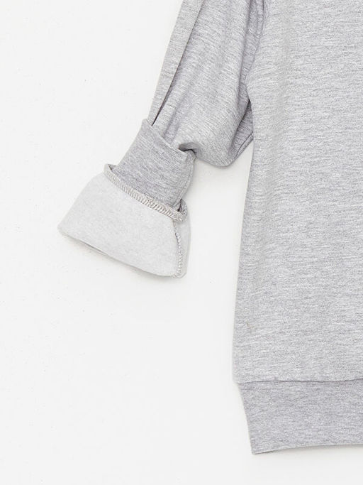 Bisiklet Yaka Erkek ?ocuk Sweatshirt - Waikiki фото 3