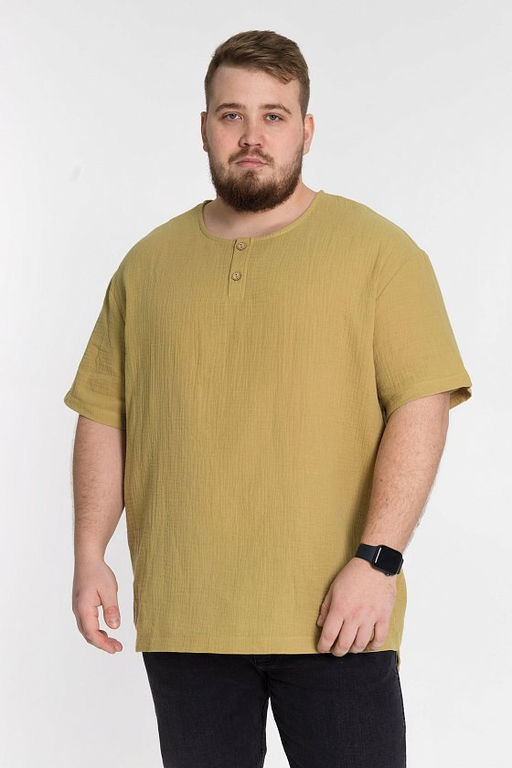 Футболка М123001г Хаки - Елена фото 2