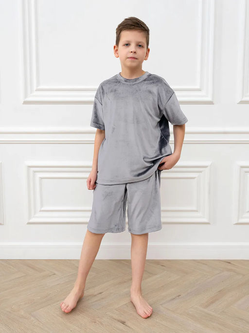 Комплект для мальчика Котик Графит - Modamica фото 13