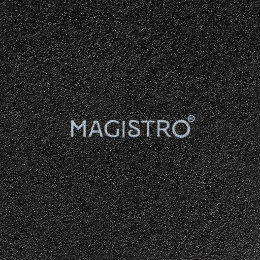 Набор тарелок фарфоровых для пасты Magistro Carbon, 21×21 см, 2 шт., цвет чёрный