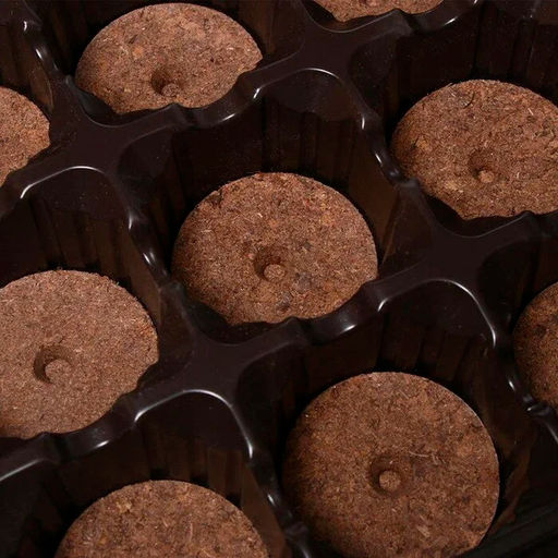 Комплект для рассады с торф.табл. 23х36х5,5см (15 таблеток d55мм, кассета и лоток полистирол) фото 3