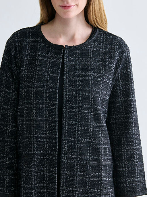 Bisiklet Yaka Ekose Kad?n H?rka