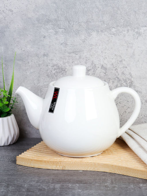 Чайник заварочный 800 мл ПАРА Классика форма офис Белый / GA5-TP /уп 6/24/ со стикером 713946 - Галеонтрейд фото 2