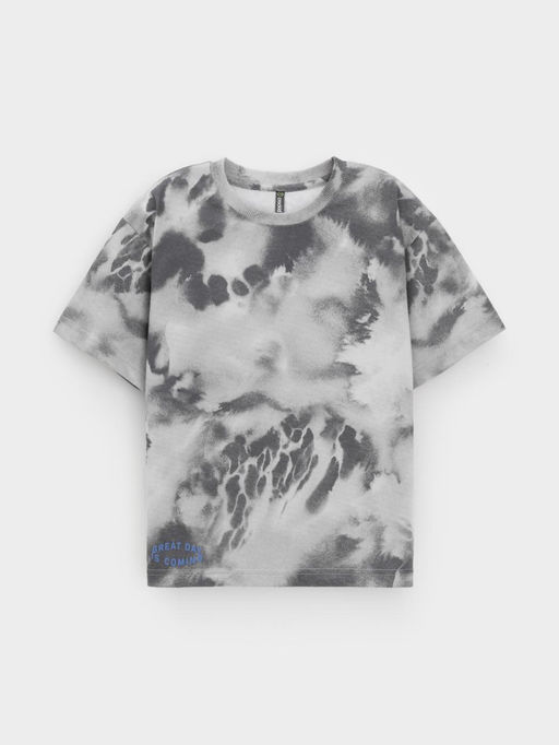 КР 302804/речной перламутр,размытая фактура к628 фуфайка (футболка) для мал