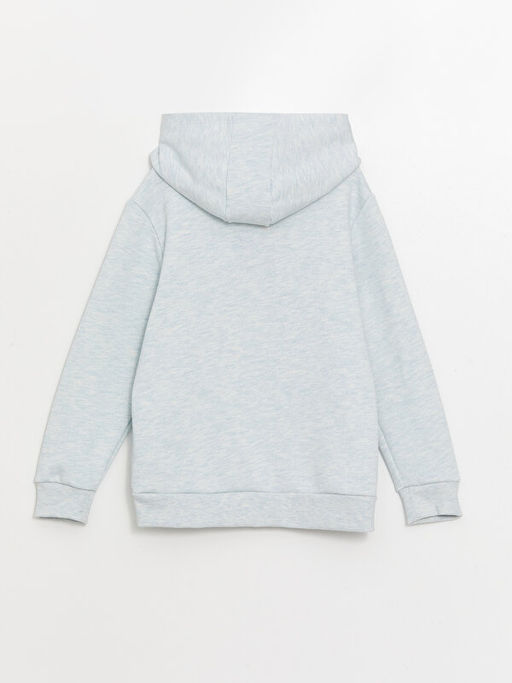 Kap??onlu Bask?l? Erkek ?ocuk Sweatshirt - Waikiki фото 2