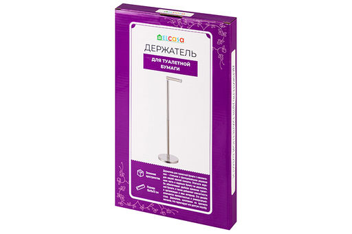 Держатель для туалетной бумаги 15*15*72 см Серебристый - Elan gallery фото 6