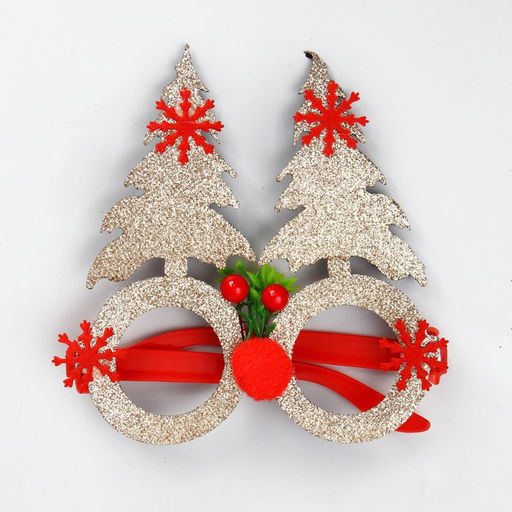 Очки карнавальные новогодние «Ёлочки»