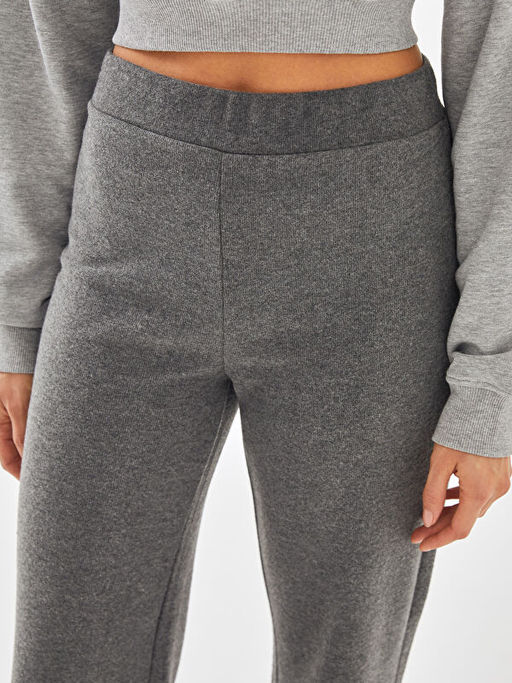 Beli Lastikli Kad?n Triko Pantolon