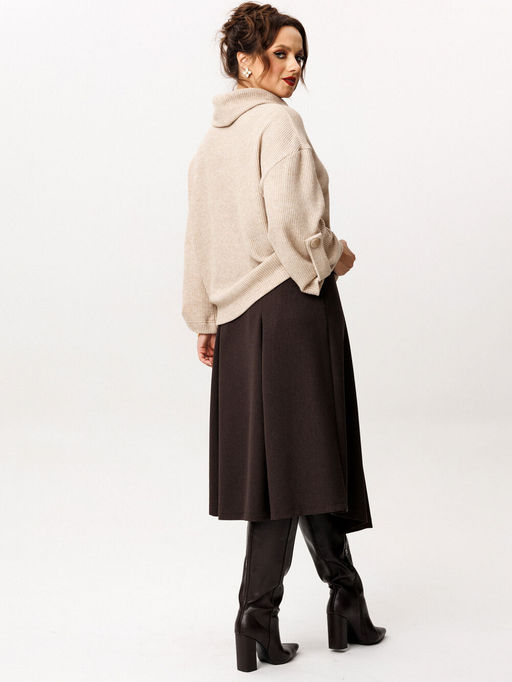 Юбка Liona Style 960 горький шоколад