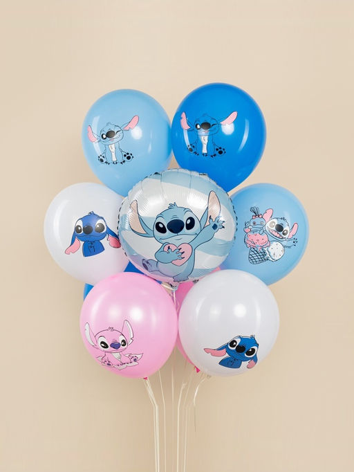 Цена за 10 шт. Воздушный шар фольгированный 18" «Любимый монстрик»