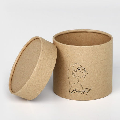 Шляпная коробка из крафта Beautiful, 12 х 12 см - Дарите счастье фото 2