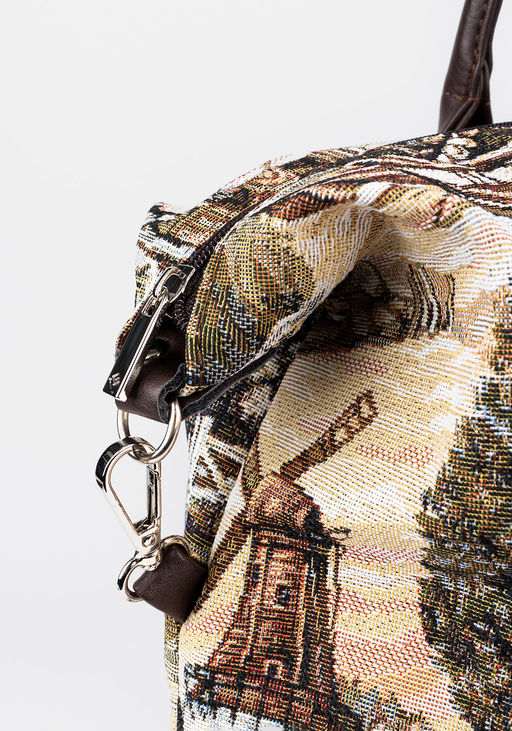 Сумка большая из гобелена c принтом Мельницы L-Craft  фото 7