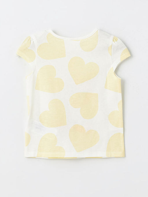 Bisiklet Yaka K?sa Kollu Tweety Bask?l? K?z Bebek Pijama ?st - Waikiki фото 2