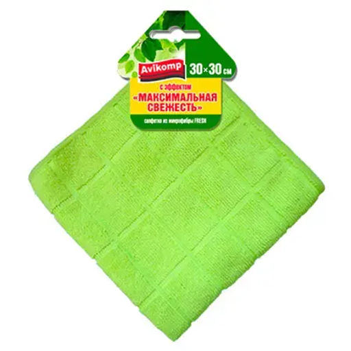 Avikomp салфетка из Микрофибры Fresh с эффектом Максимум свежести, 30х30см, 1шт