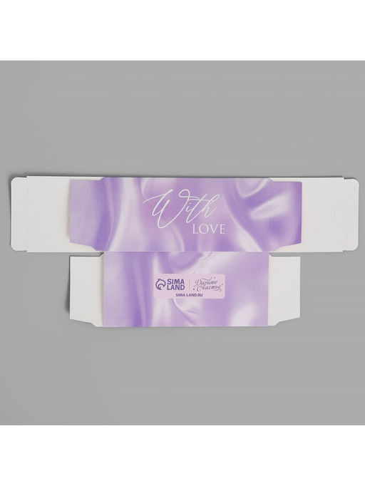 Цена за 5 шт. Коробка для макарун, кондитерская упаковка «Шёлк», 12×5.5×5.5 см