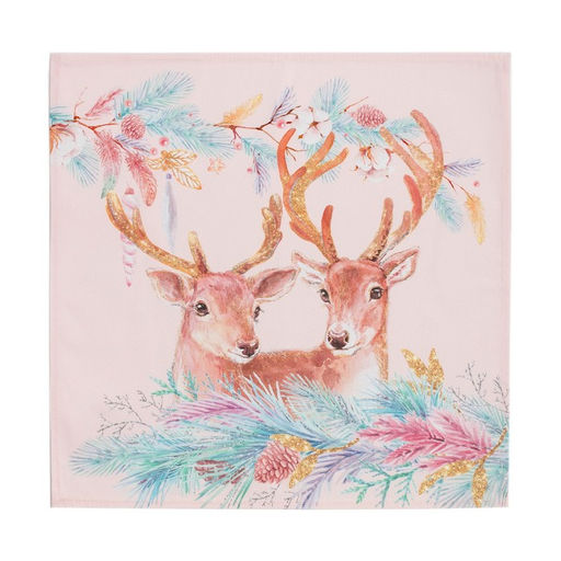 Набор столовый Pink magic скат.150х220см +/-3см с ГМВО, салф.40х40см-12шт, хл100% - Этель фото 13