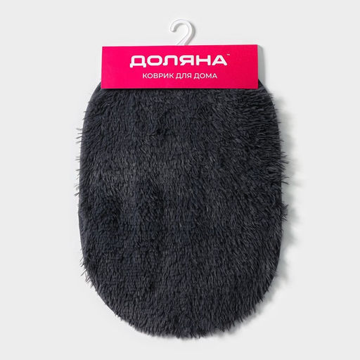 Коврик Доляна Пушистик, 40?56 см, серый  фото 7