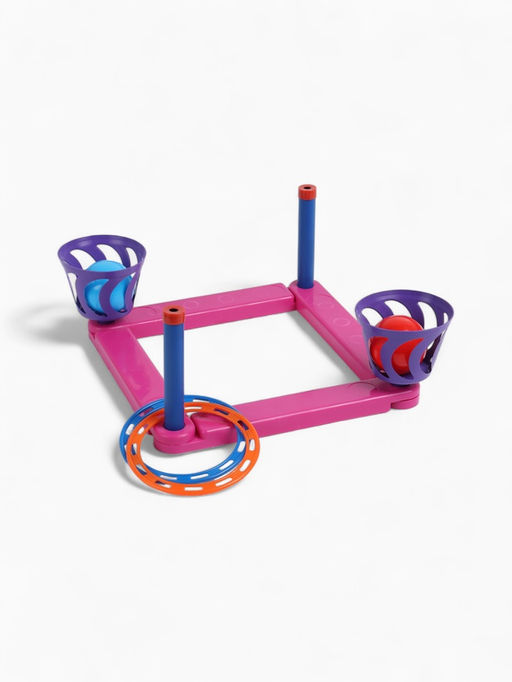 Кольцеброс-Шароброс, 2 шара, 2 кольца, 16.5×35 см, МИКС