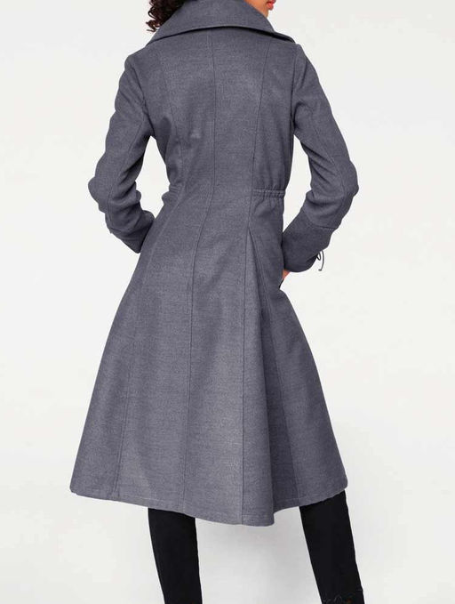 Пальто, светло-серое - Linea tesini фото 9