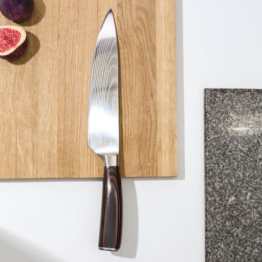 Нож Veral, шеф, 20,5 см, дамасская сталь - Simaland фото 5