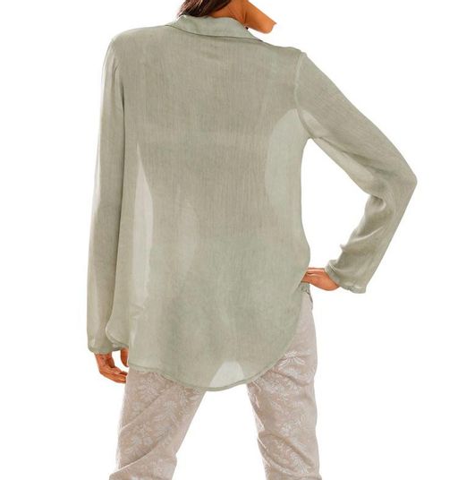 Блузка, серая - Linea tesini фото 3