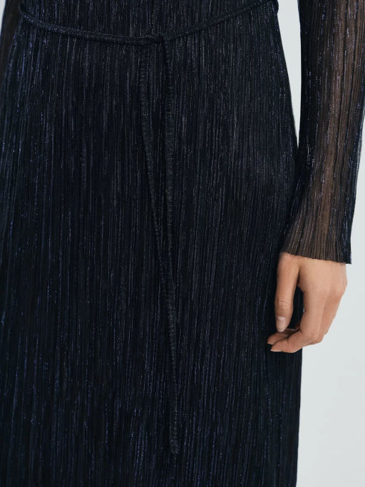 Платье миди с люрексом / Zarina