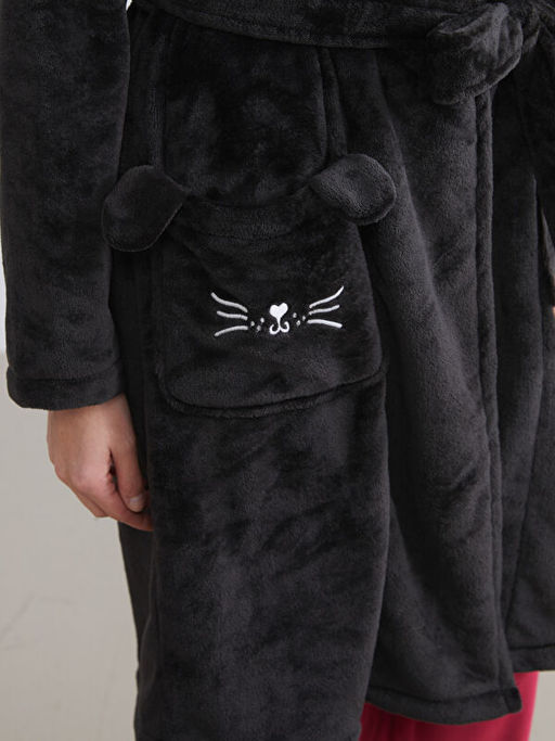 Kruvaze Yaka Pel?? Kad?n Sabahl?k