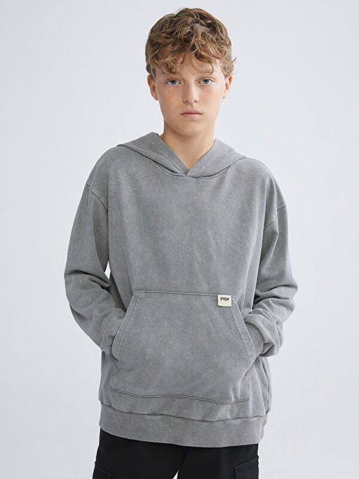 Kap??onlu Erkek ?ocuk Sweatshirt