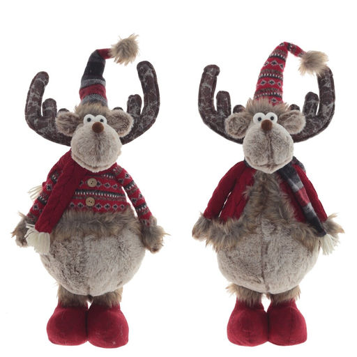 Игрушка набивная "Олень", L28 W18 H68/42 см, 2в.