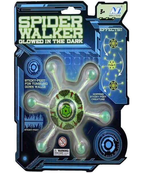 Игрушка-антистресс. Лизун "Ходит по стеклу "Звезда" светится в темноте 22х18х5 см арт.13026