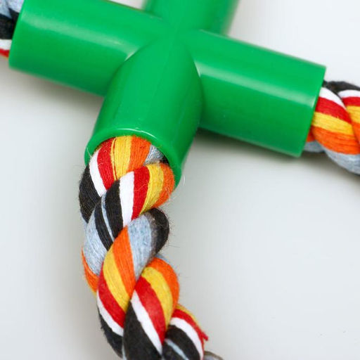 Игрушка тренировочная канатная Восьмёрка с мячом, до 28 см, до 170 г, микс цветов - Пижон фото 3