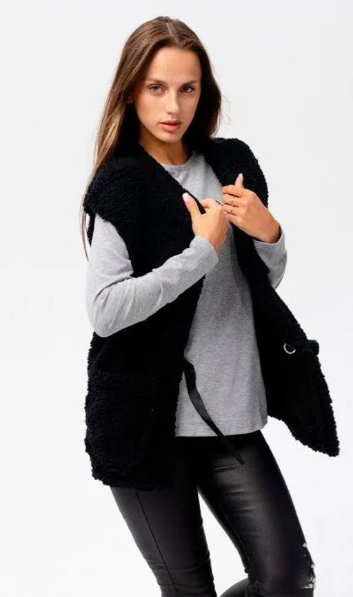 жилет Тедди жемчуг Цвет:как на фото - Rash фото 18