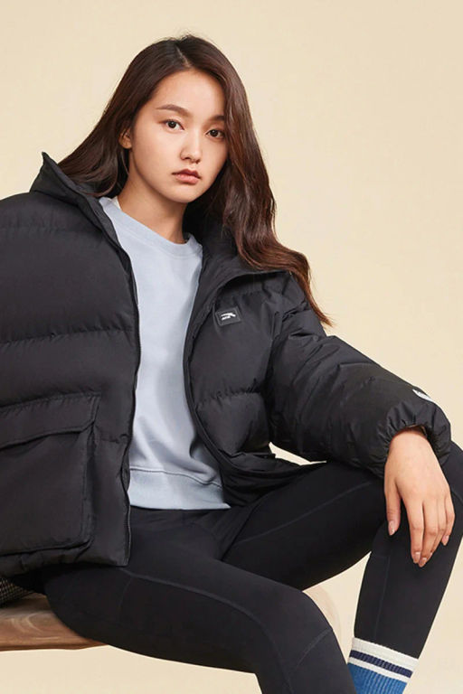 Пуховик Черный - Anta sport фото 4