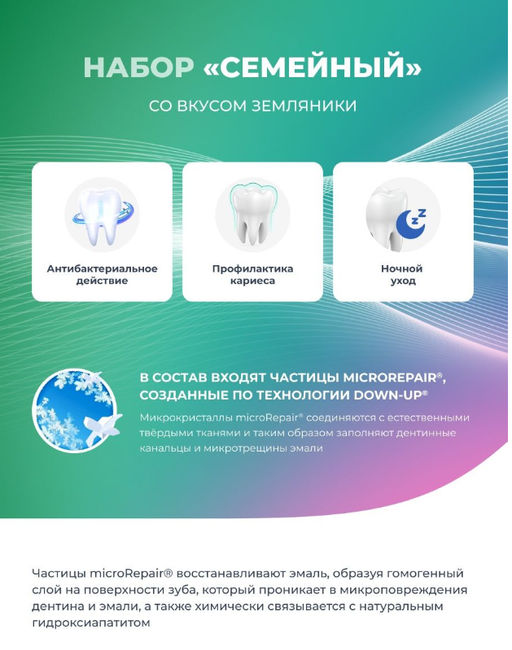 Набор Biorepair Семейный с Kids земляника /Биорепеар  фото 4