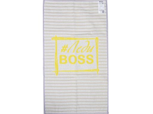 6с103.412ж1 Леди-босс (лимон-сер) Полотенце махровое 50х90см