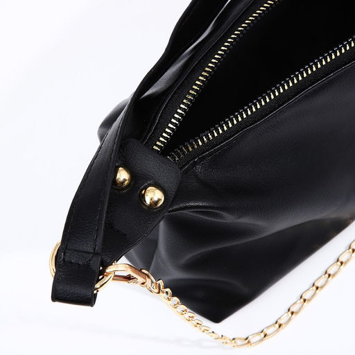 Сумка-багет на молнии, цвет чёрный - Simaland фото 7