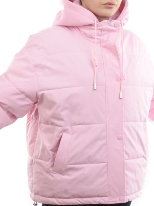 H24-088 PINK Куртка демисезонная женская (120 гр. холлофайбер) - Fashion фото 2