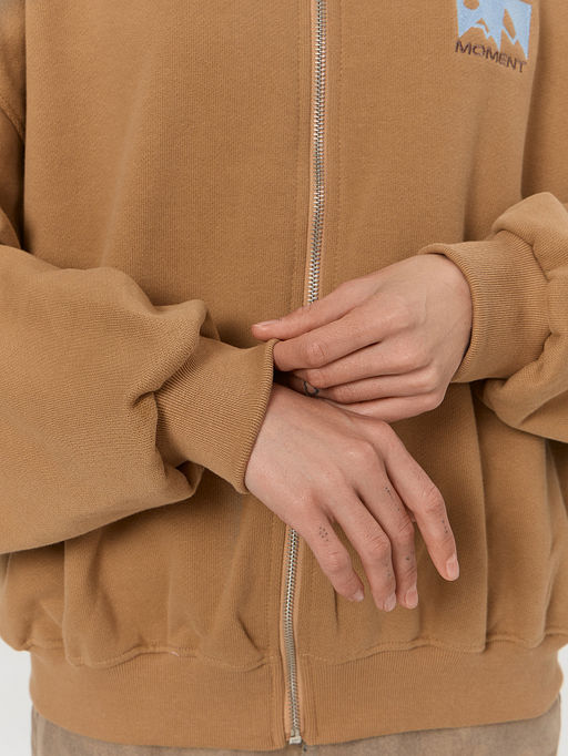 Толстовка женская бежевая на молнии - Mark formelle фото 6