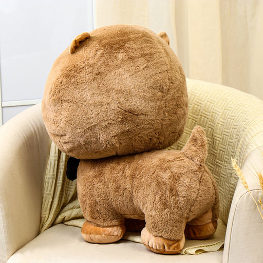 Мягкая игрушка «Собака» в бабочке, 60 см, цвет коричневый