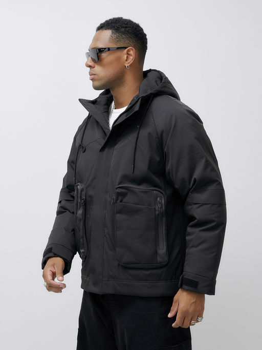 Куртка зимняя до - 20 бежевого цвета черного цвета - Mtforce фото 8