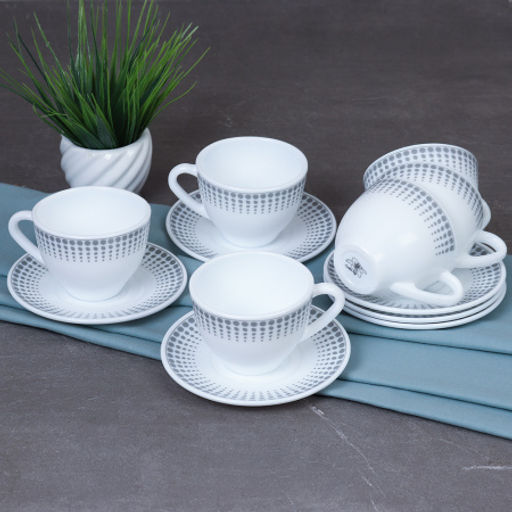 Чайный набор 12 предметов 220 мл / GB220/GD55-6A (7066) /уп 8/ Точки - Галеонтрейд фото 8