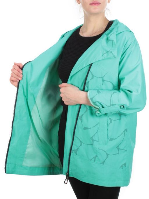 F809 GREEN Ветровка женская CO-COCOPINE (85% хлопок, 15% полиэстер) - Fashion фото 9