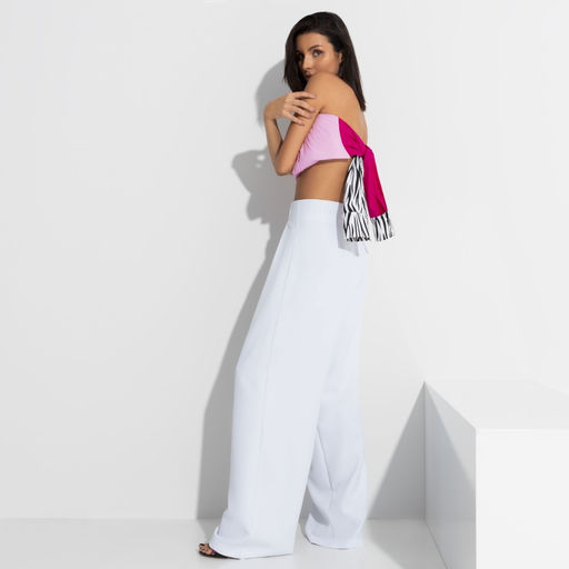 Брюки Lifestyle (white с поясом) - Charutti фото 4