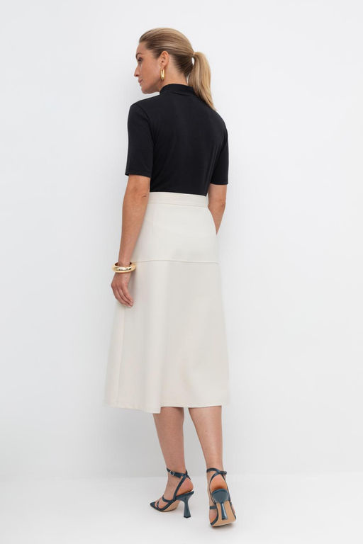 ЕВТ 7027/светлый беж юбка жен