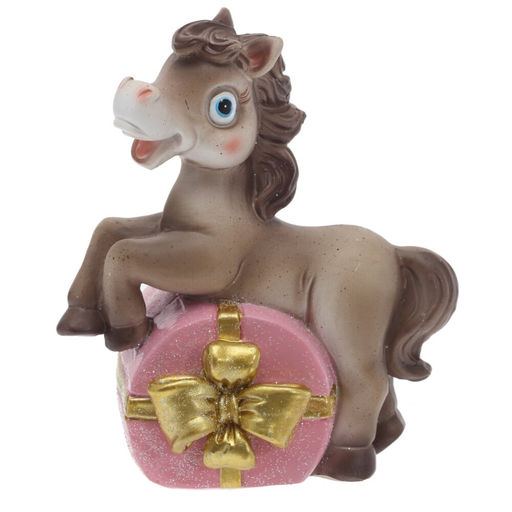 Копилка "Лошадка", L9 W5,5 H10,5 см, 2в.