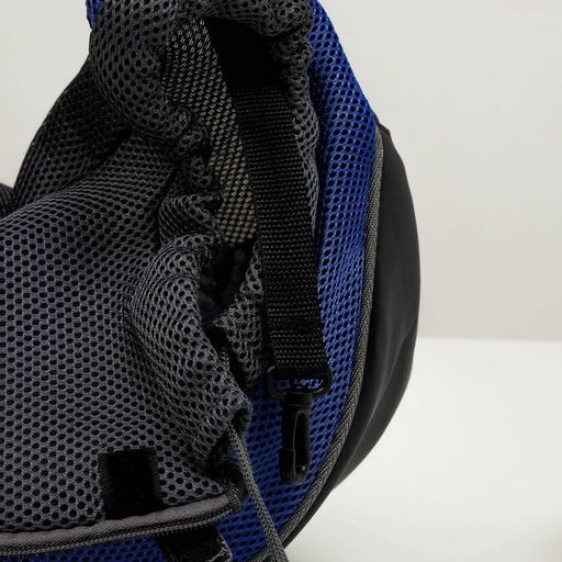 Сумка-переноска Слинг для животных, 42 х 25 см, синяя - Пижон фото 9