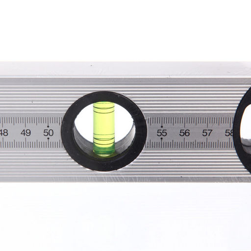 Уровень строительный алюминиевый Lamboss, 3 глазка, 60см