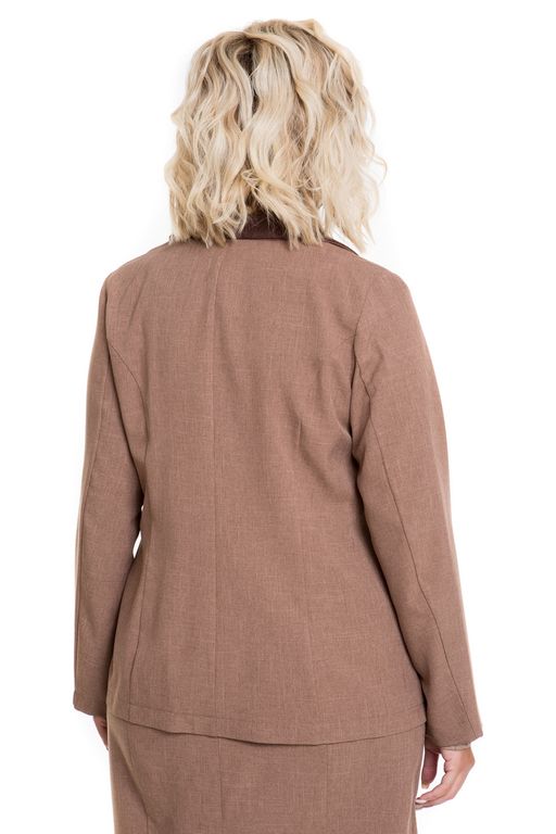 Жакет 1158 коричневый - Novita фото 4