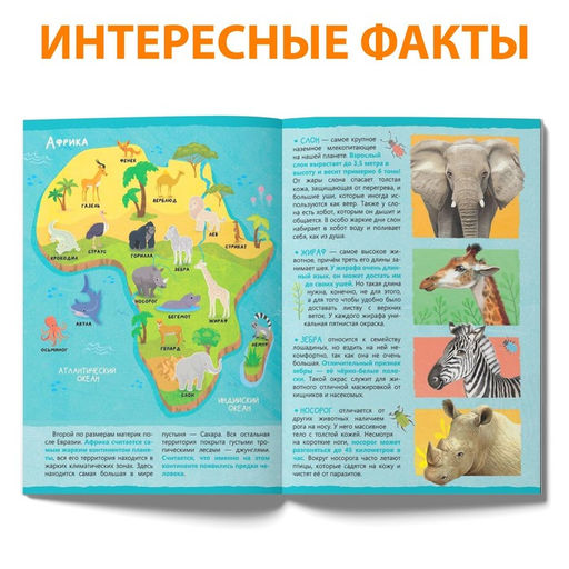 Обучающий набор Животные нашей планеты, мини-энциклопедия и пазл, 88 элементов - Puzzle time фото 6